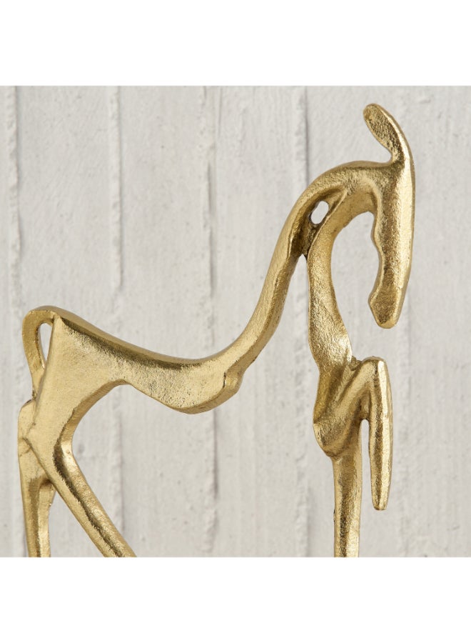 Home Box Gold Horse Table Accent Sculpture - Image 2